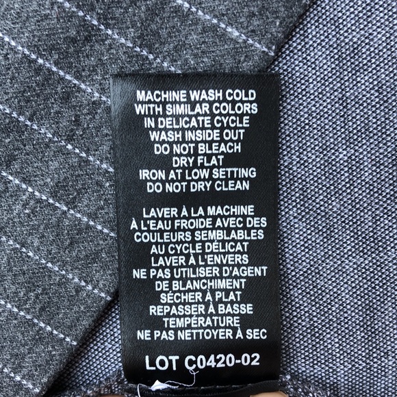 RACHEL Rachel Roy Women's Office Dress, Grey Pinstripe 3/4 Sleeve, Size US 6 - Picture 10 of 10